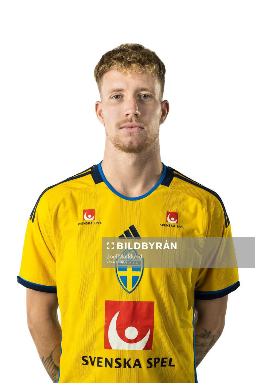 Samuel Gustafson of the Swedish national football team
