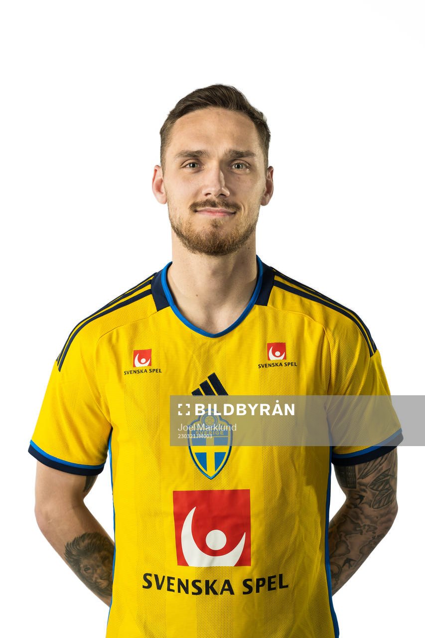 Linus Wahlqvist Egnell of the Swedish national football