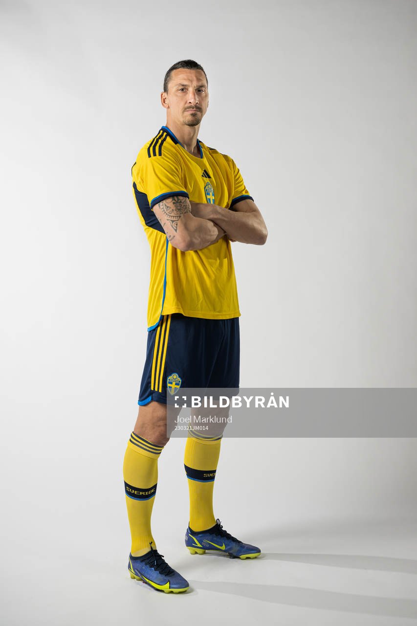 Zlatan Ibrahimovic of the Swedish national football team
