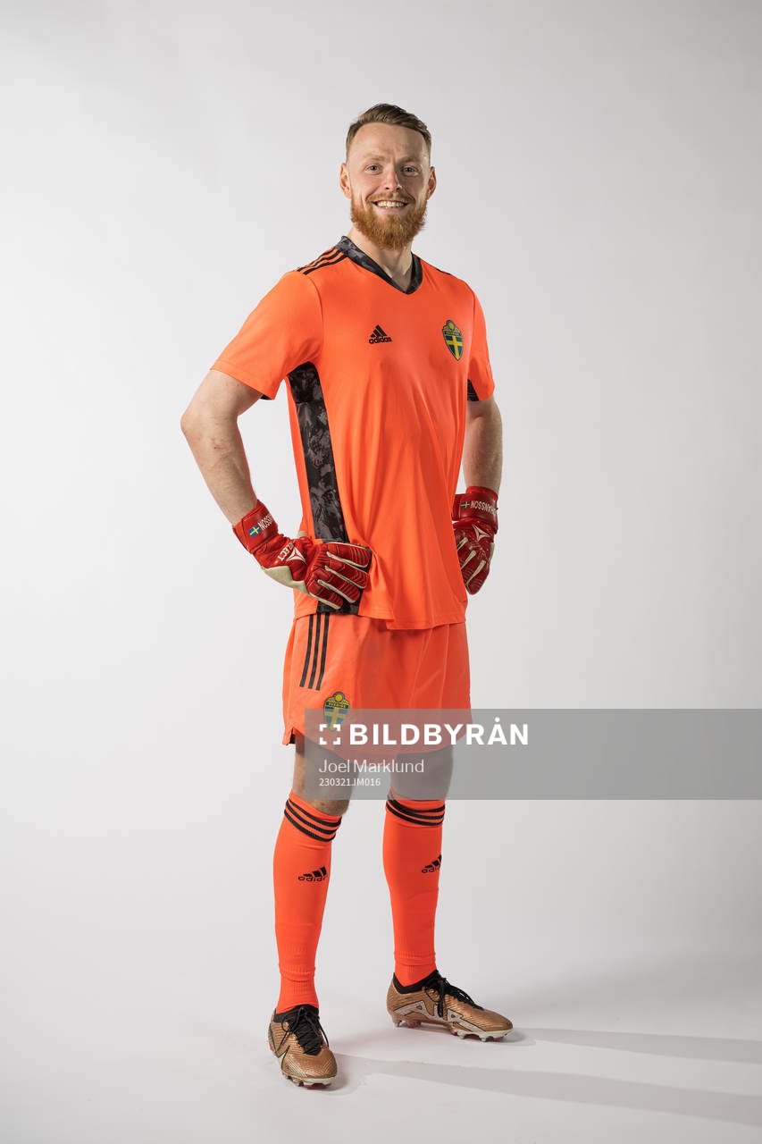 Viktor Johansson of the Swedish national football team