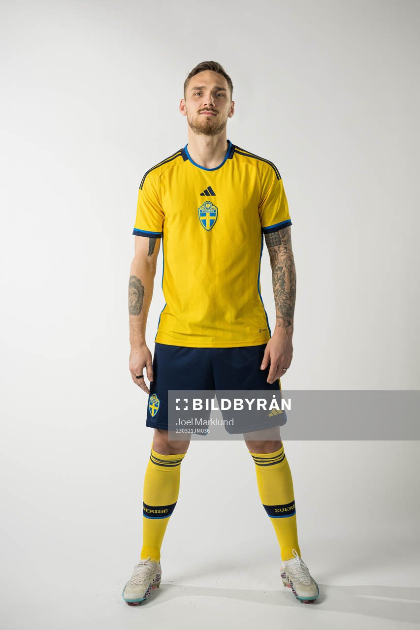 Linus Wahlqvist Egnell of the Swedish national football