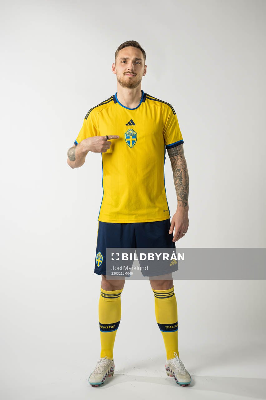 Linus Wahlqvist Egnell of the Swedish national football