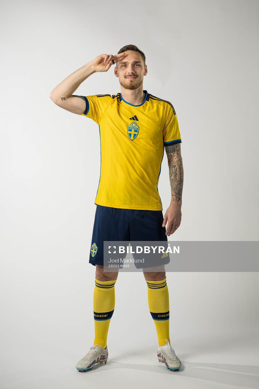 Linus Wahlqvist Egnell of the Swedish national football