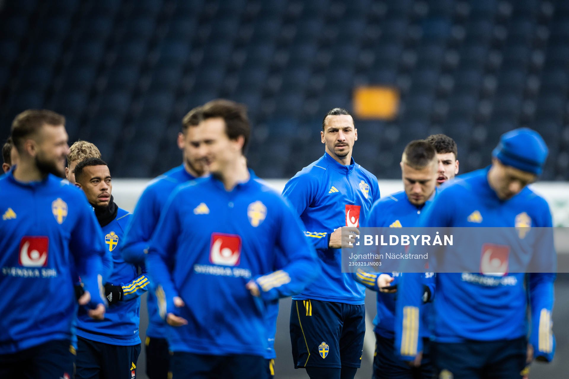 Zlatan Ibrahimovic of the Swedish national football team