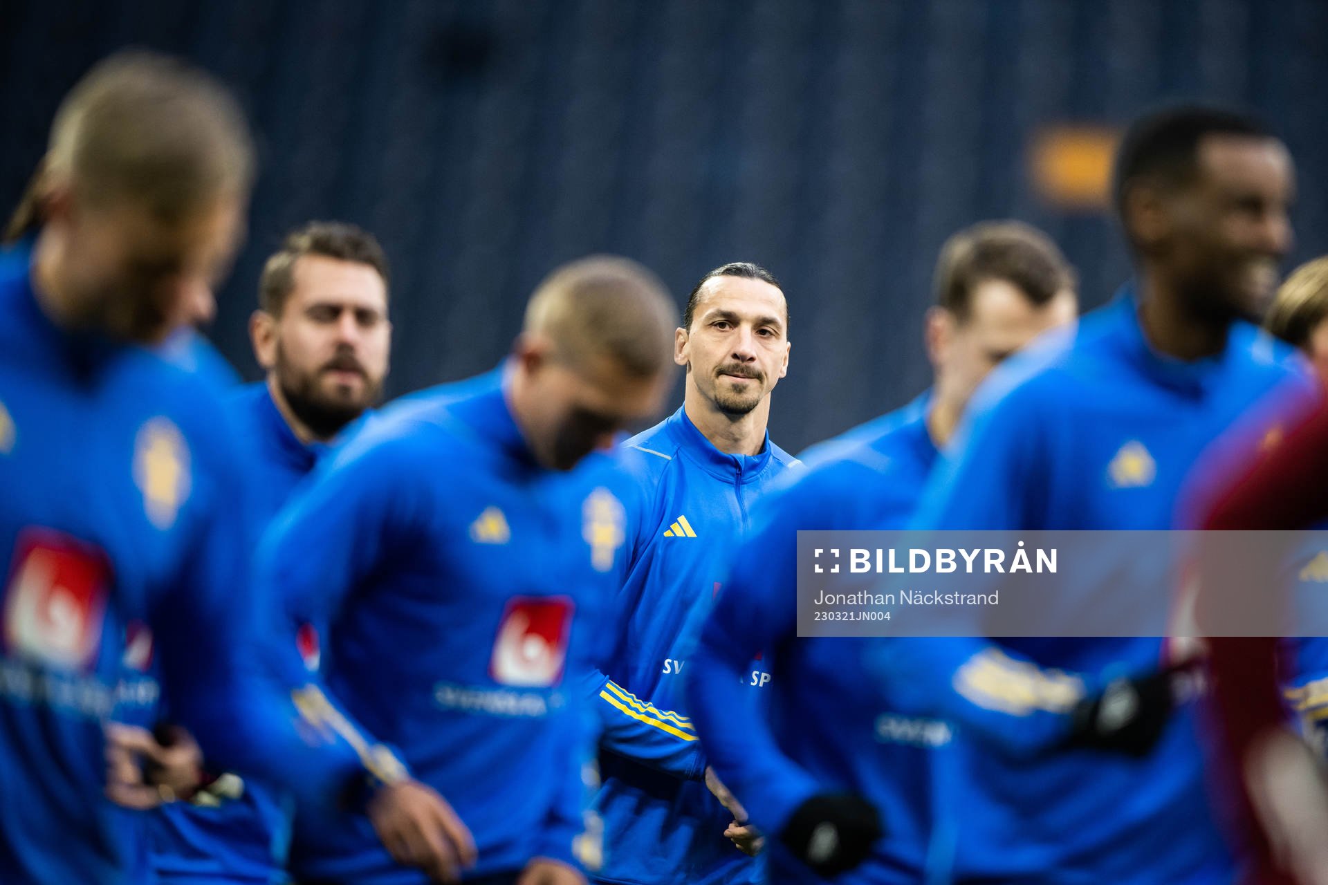 Zlatan Ibrahimovic of the Swedish national football team
