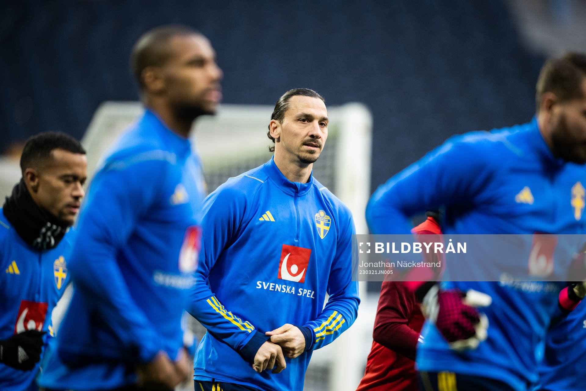 Zlatan Ibrahimovic of the Swedish national football team