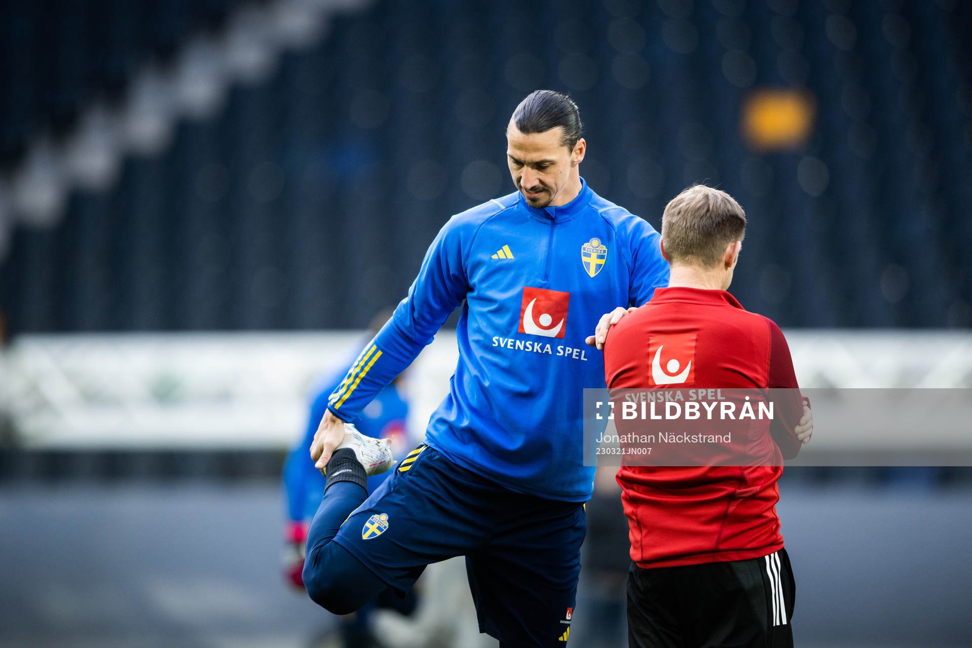 Zlatan Ibrahimovic of the Swedish national football team