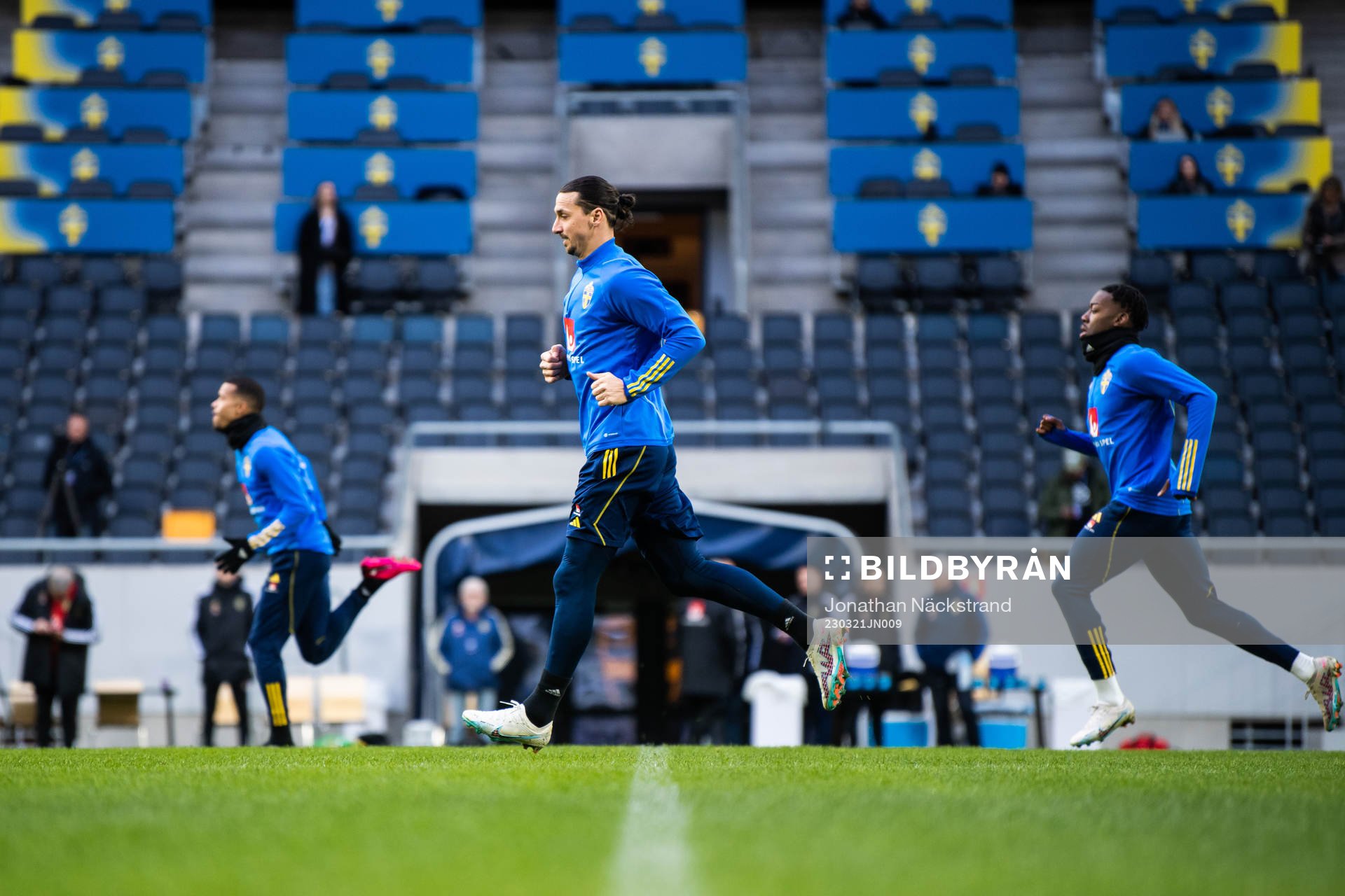 Zlatan Ibrahimovic of the Swedish national football team