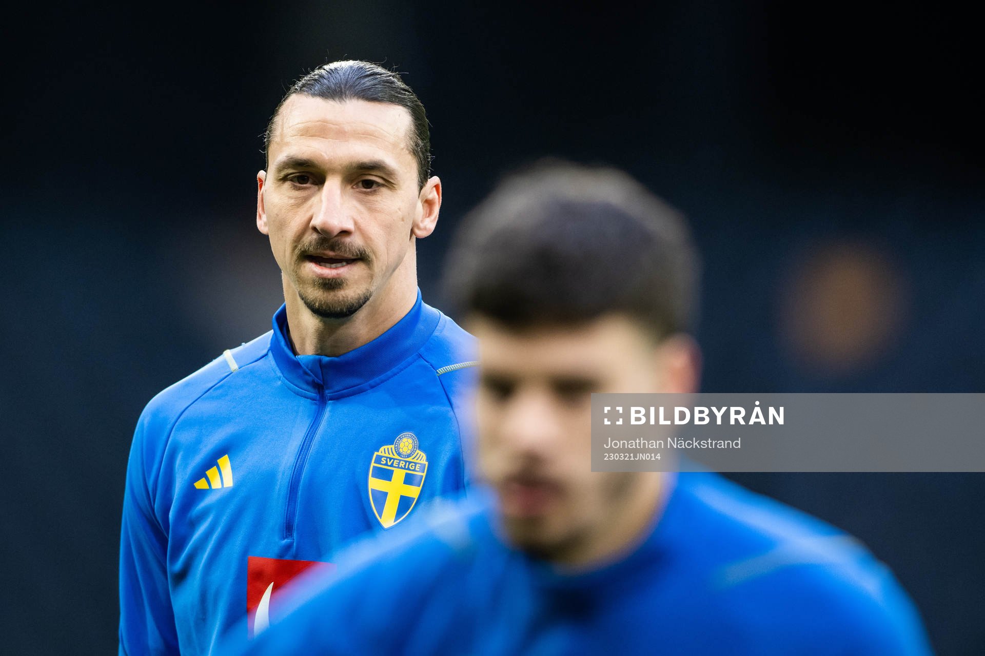 Zlatan Ibrahimovic of the Swedish national football team