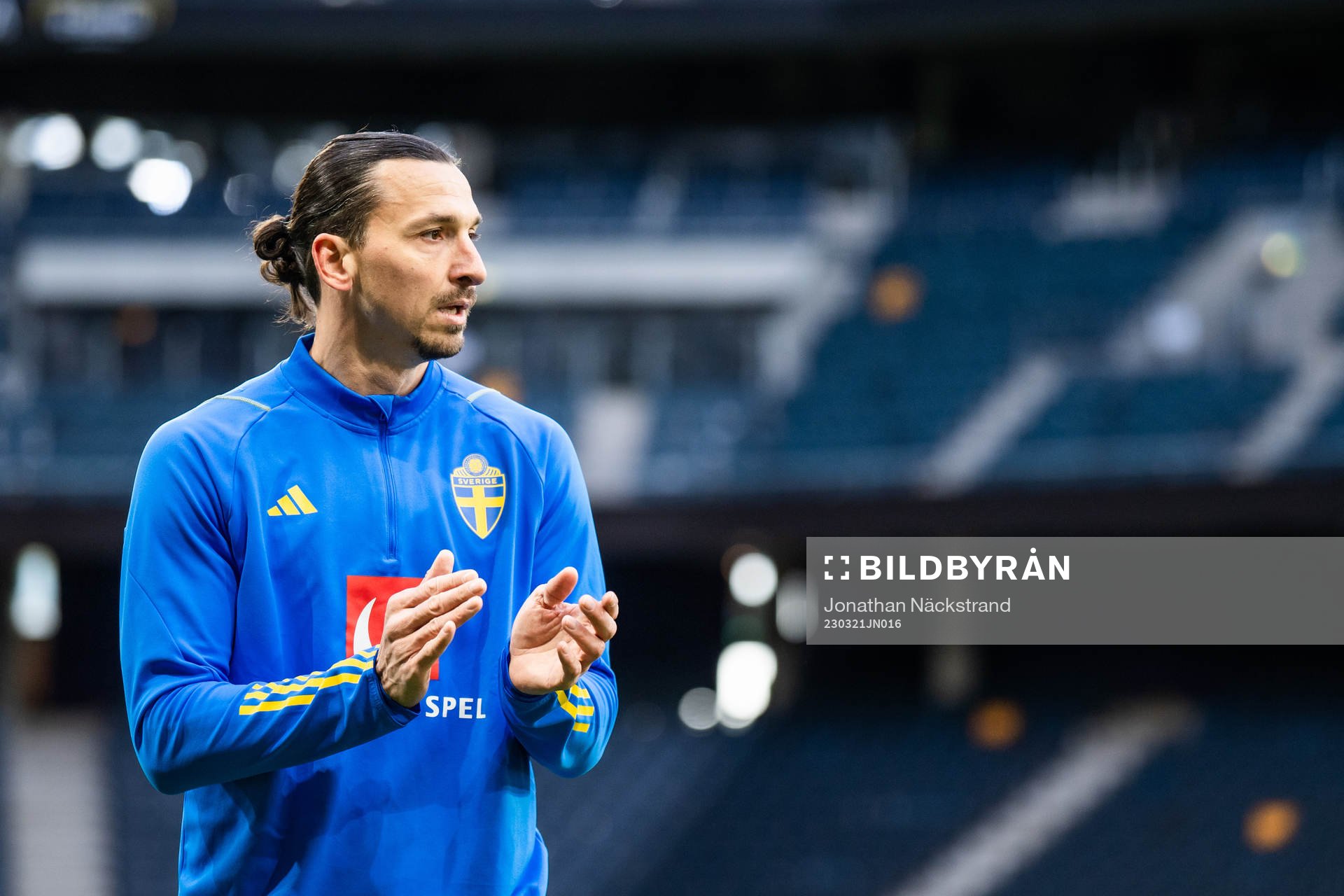 Zlatan Ibrahimovic of the Swedish national football team