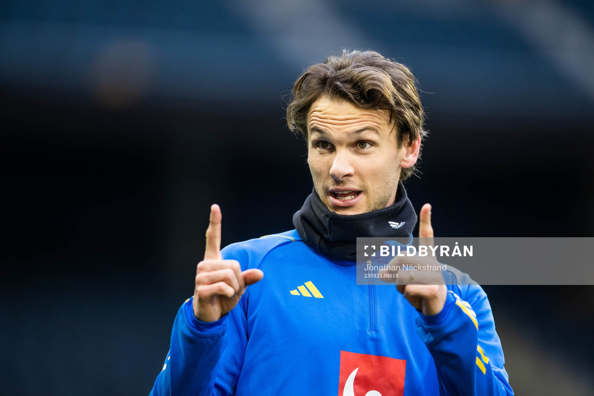 Albin Ekdal of the Swedish national football team
