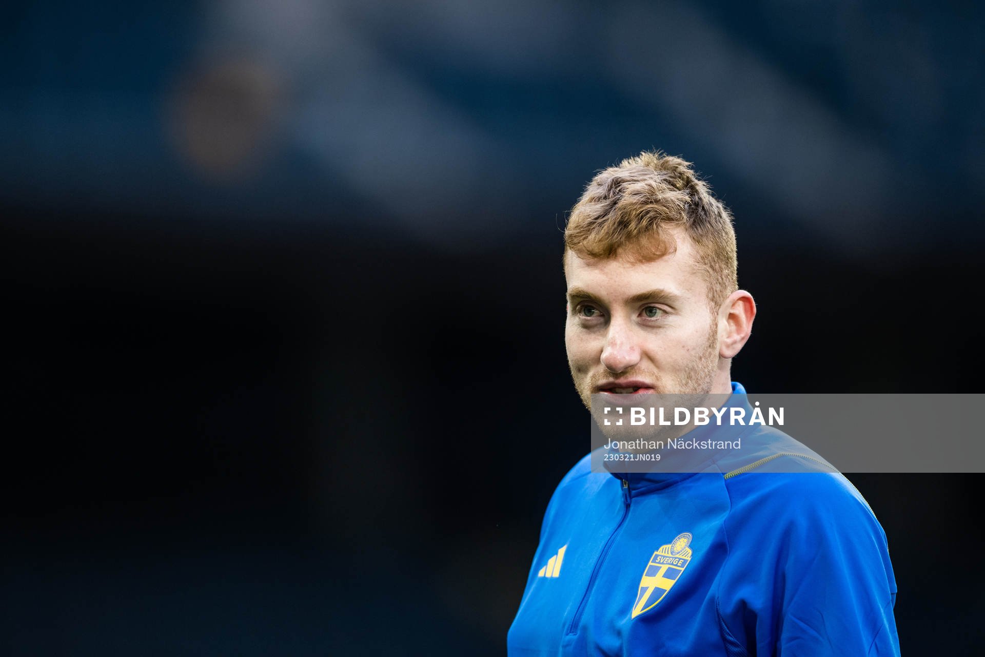Dejan Kulusevski of the Swedish national football team