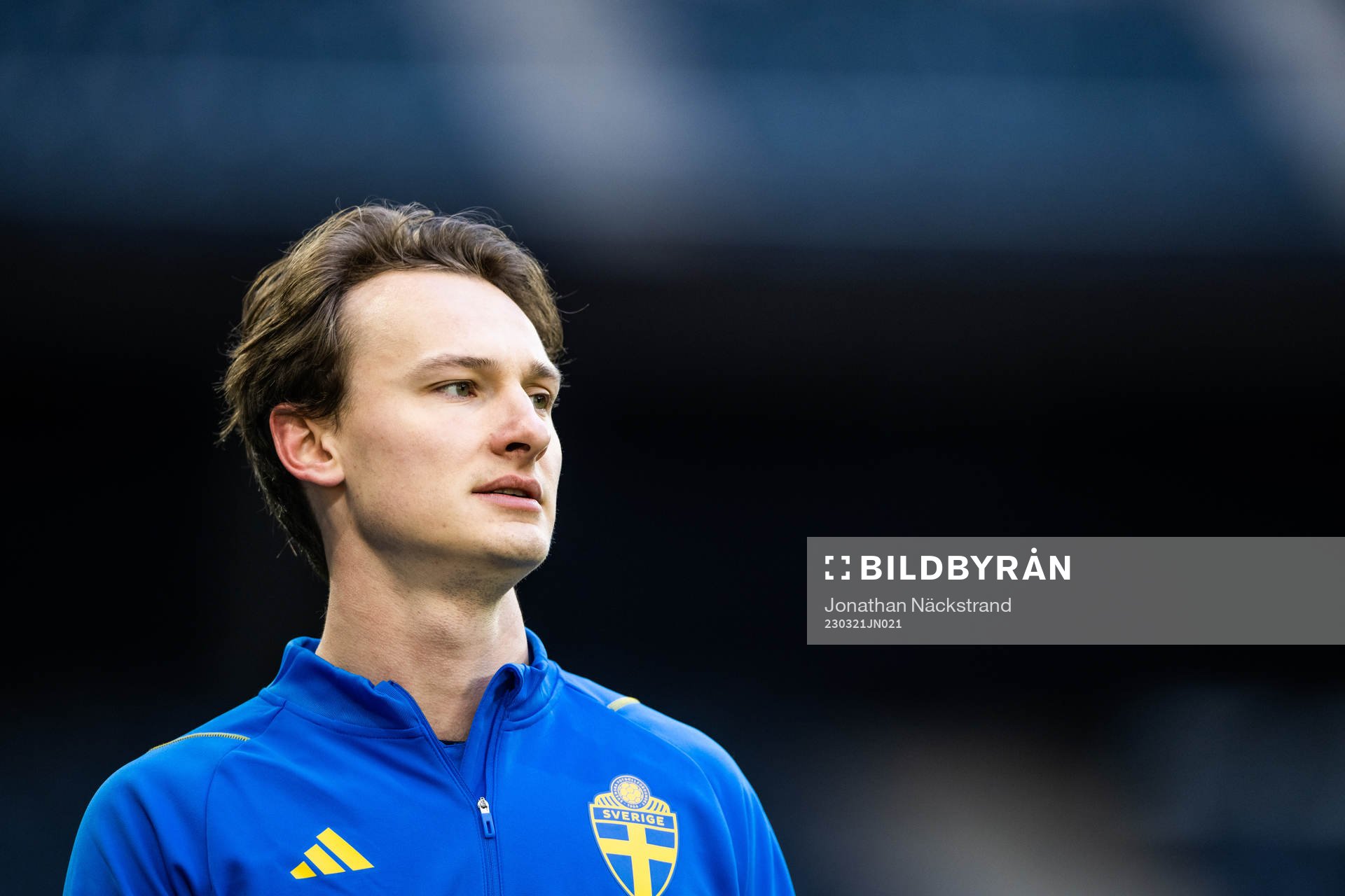 Hjalmar Ekdal of the Swedish national football team