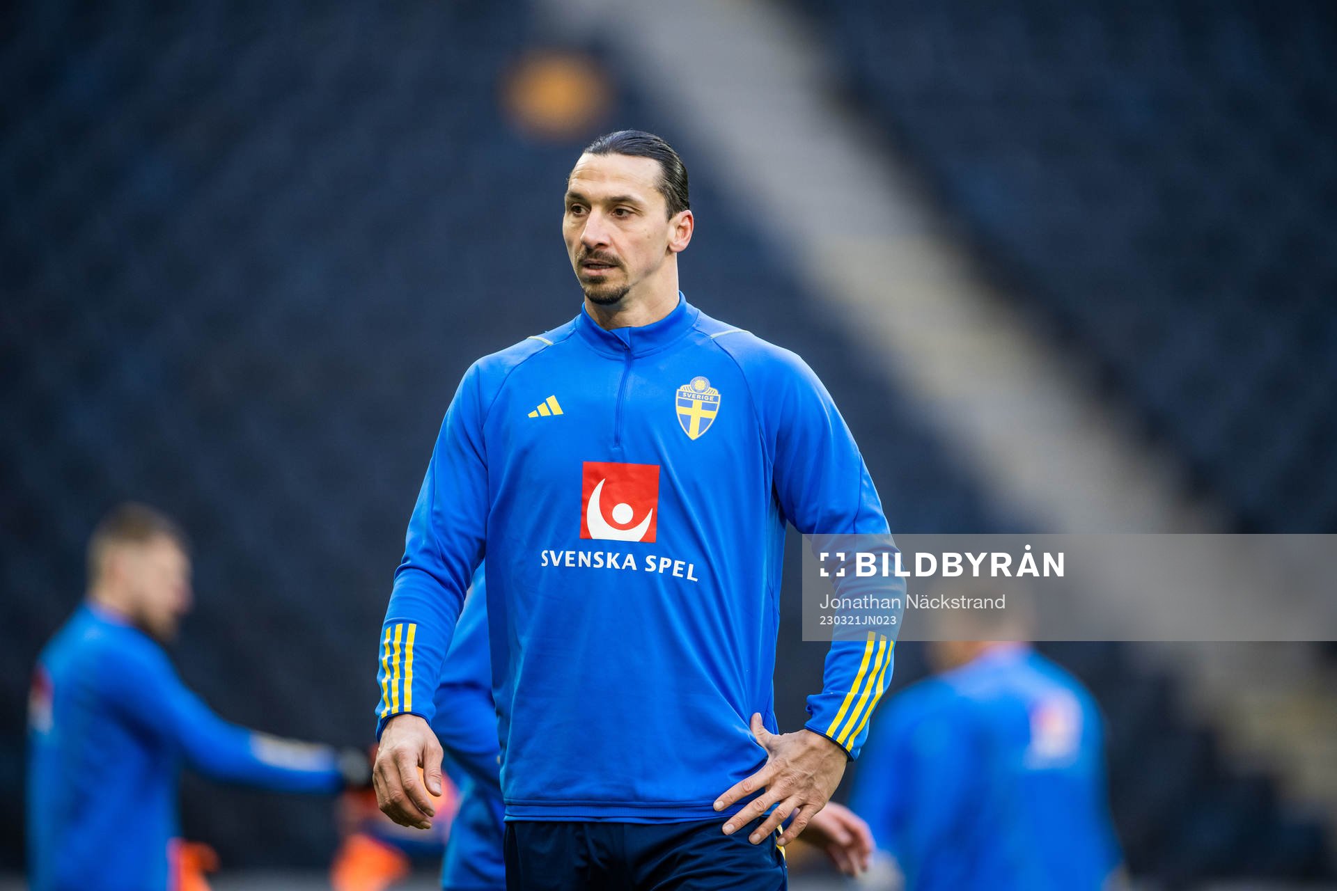 Zlatan Ibrahimovic of the Swedish national football team