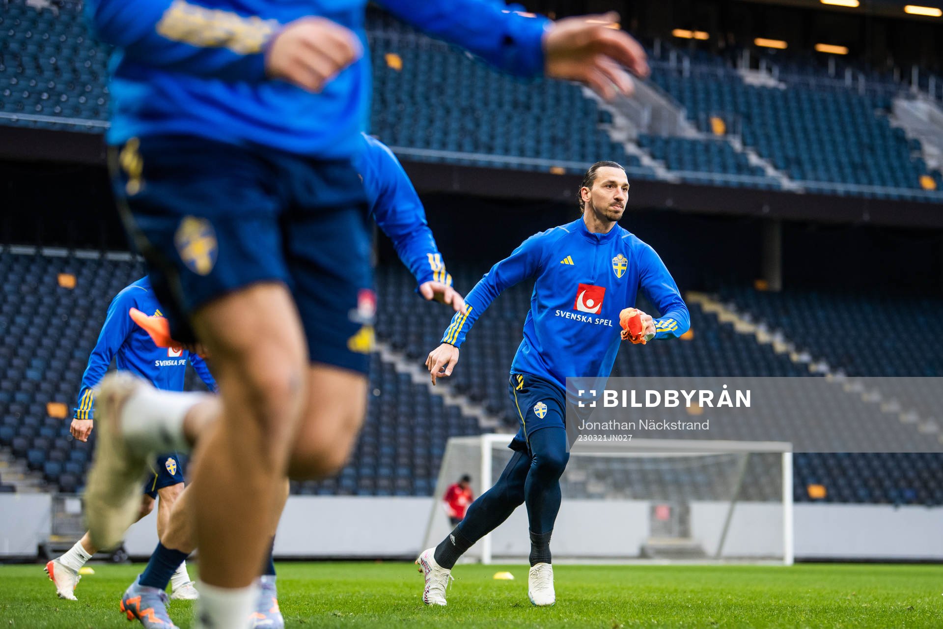 Zlatan Ibrahimovic of the Swedish national football team