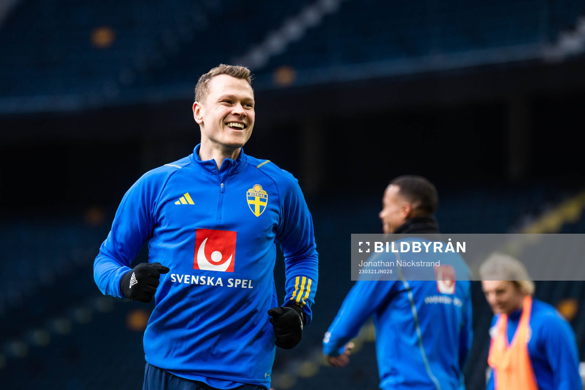 Viktor Claesson of the Swedish national football team