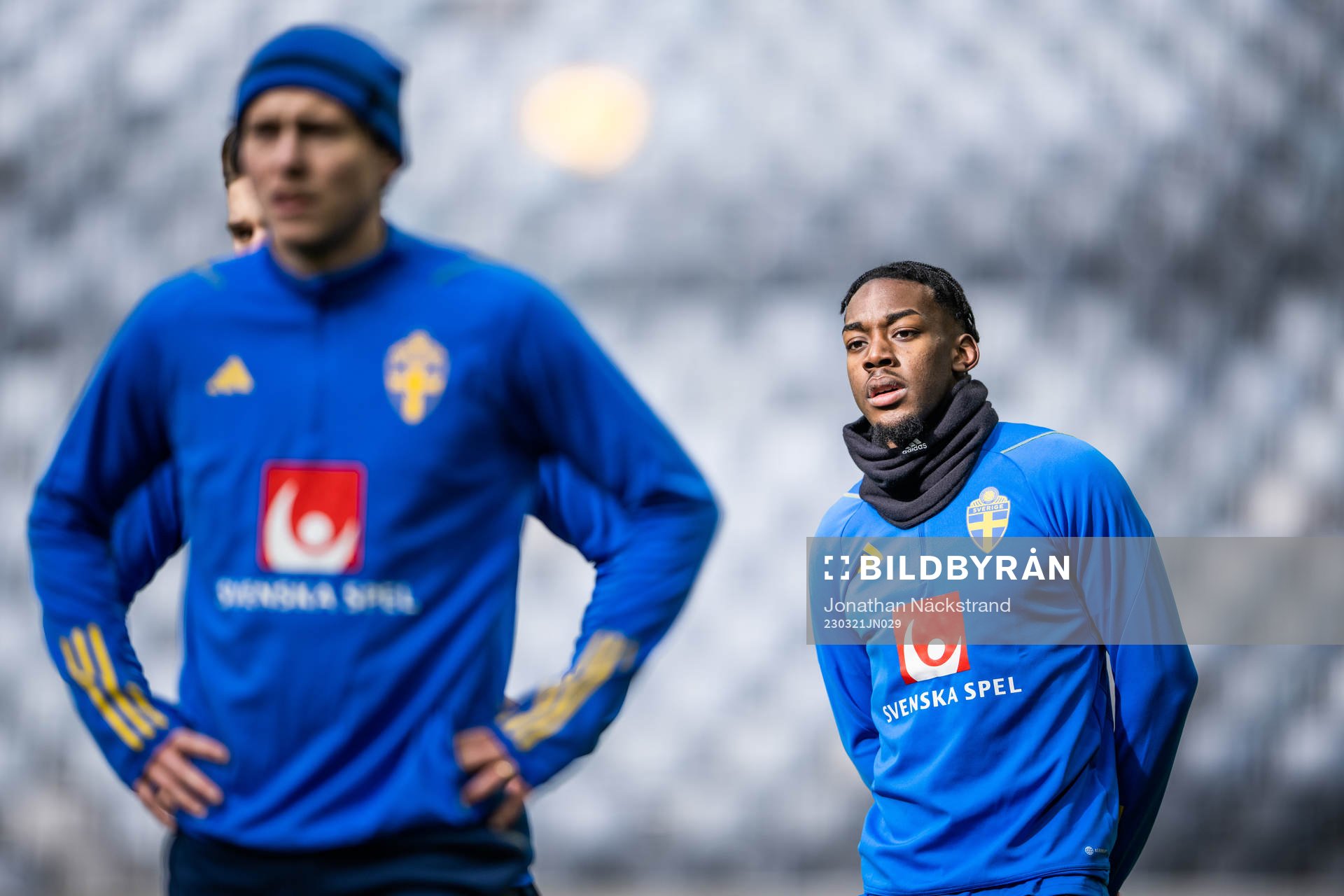 Anthony Elanga of the Swedish national football team