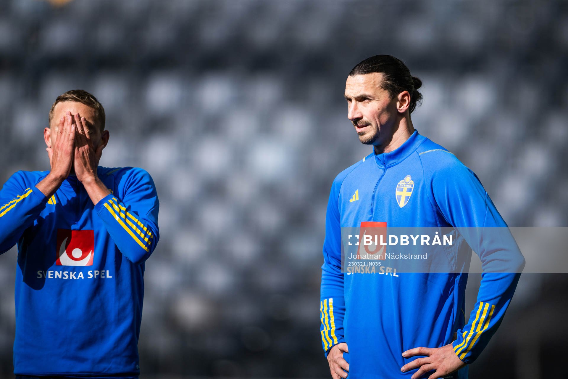 Zlatan Ibrahimovic of the Swedish national football team