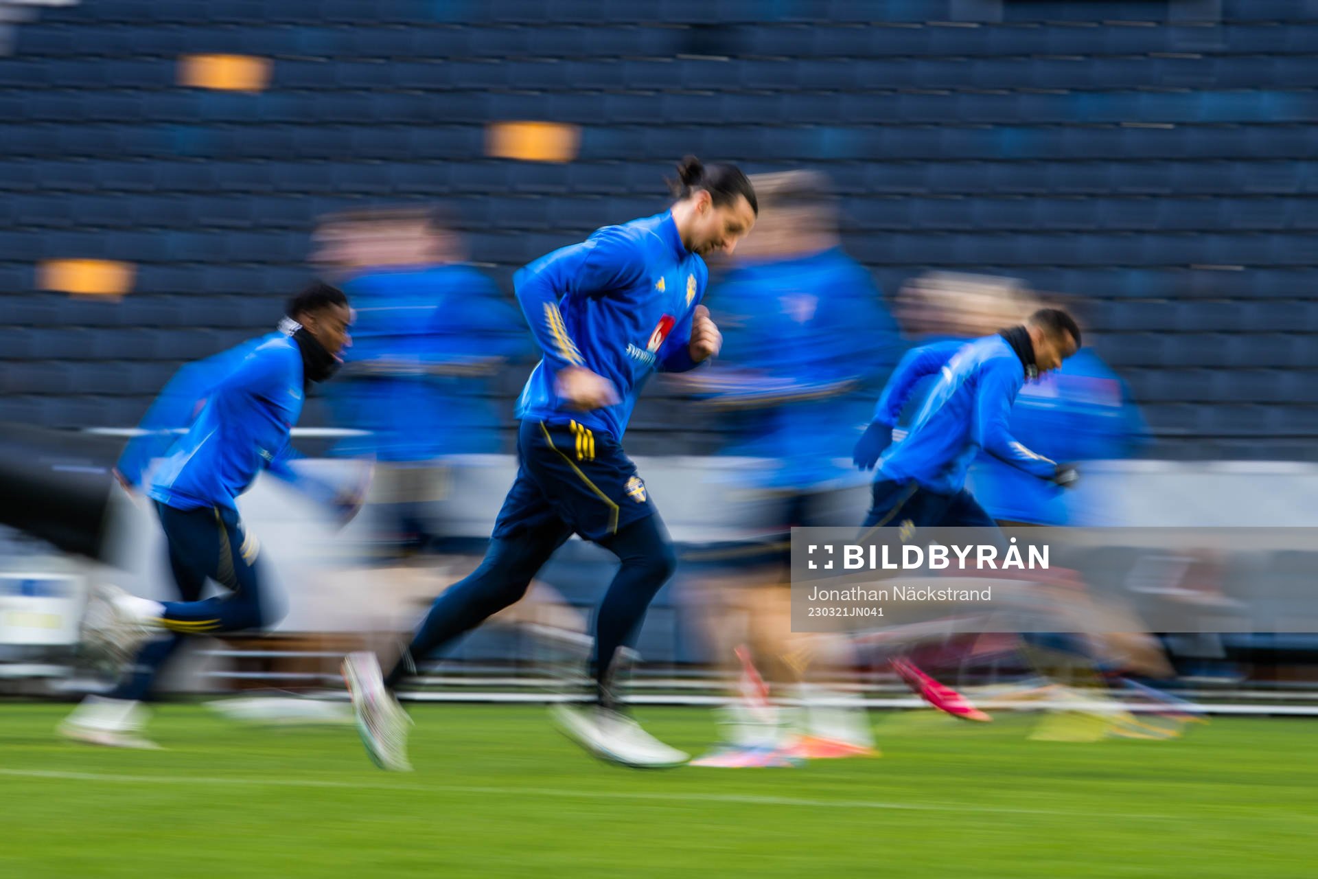 Zlatan Ibrahimovic of the Swedish national football team