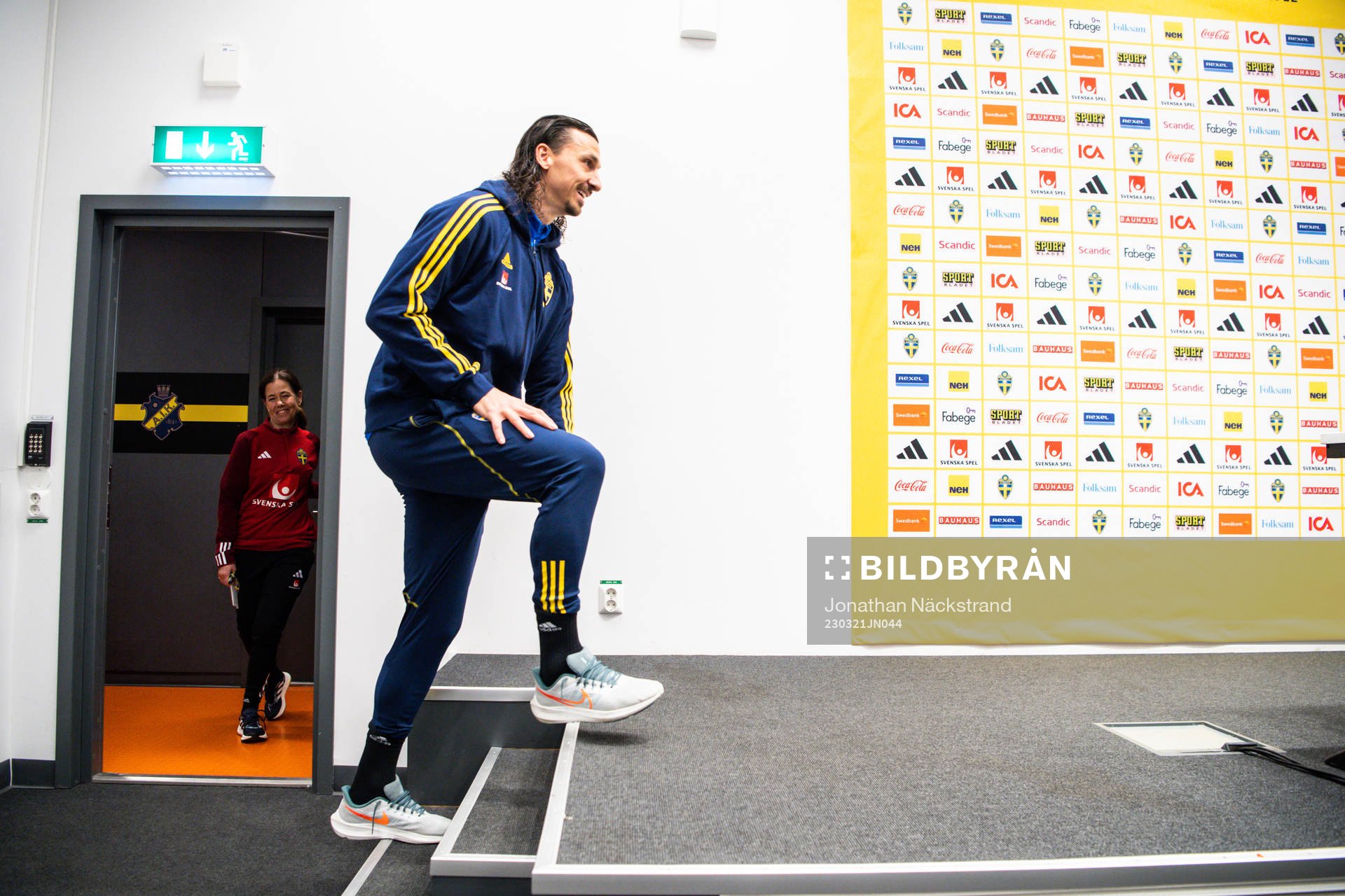 Zlatan Ibrahimovic of the Swedish national football team