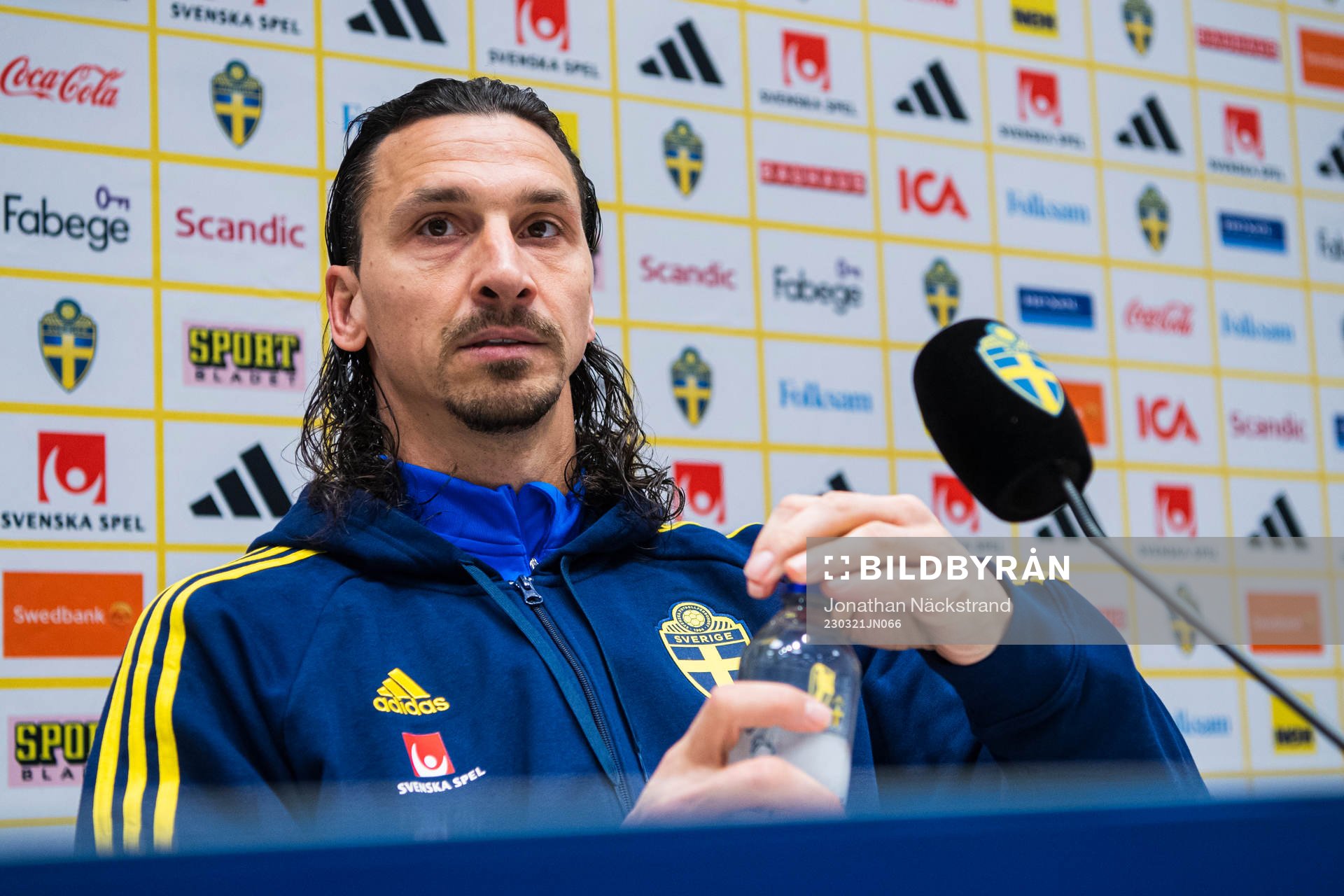 Zlatan Ibrahimovic of the Swedish national football team
