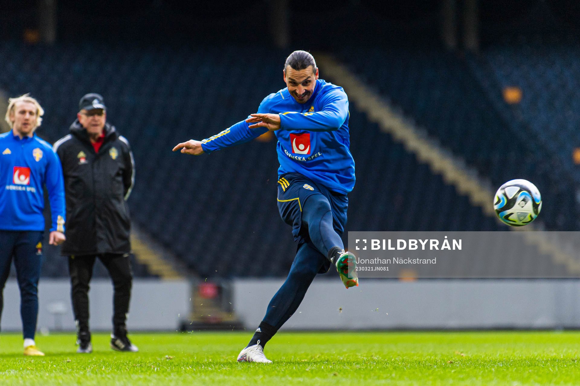 Zlatan Ibrahimovic of the Swedish national football team