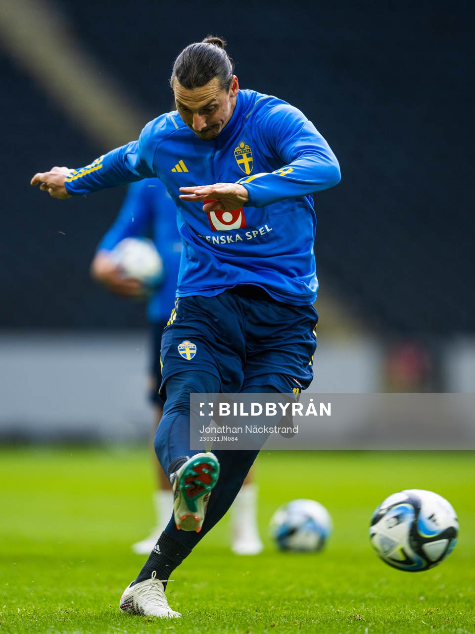 Zlatan Ibrahimovic of the Swedish national football team