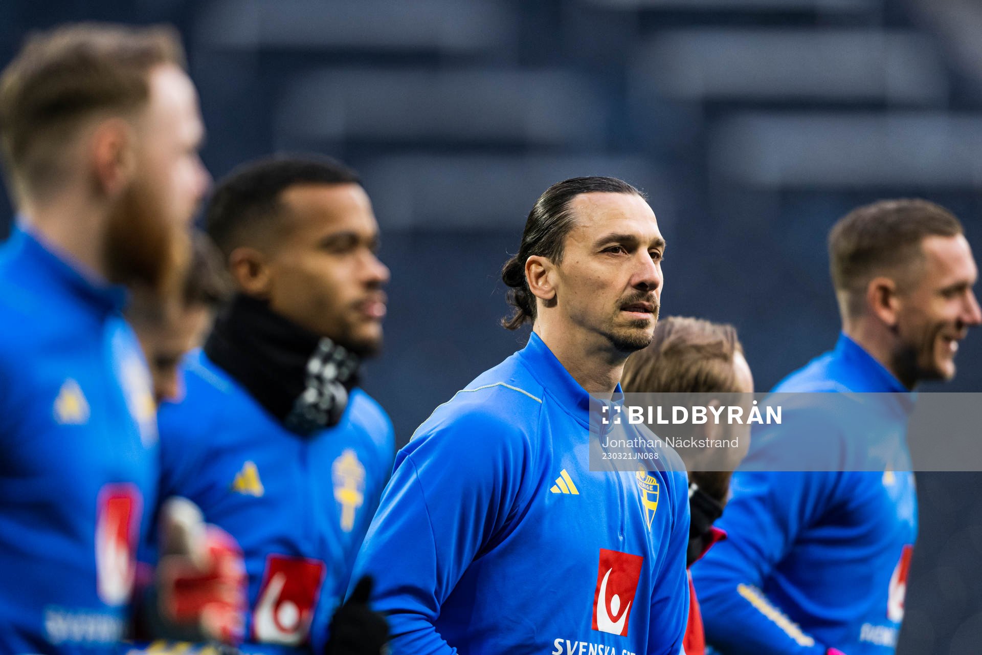 Zlatan Ibrahimovic of the Swedish national football team