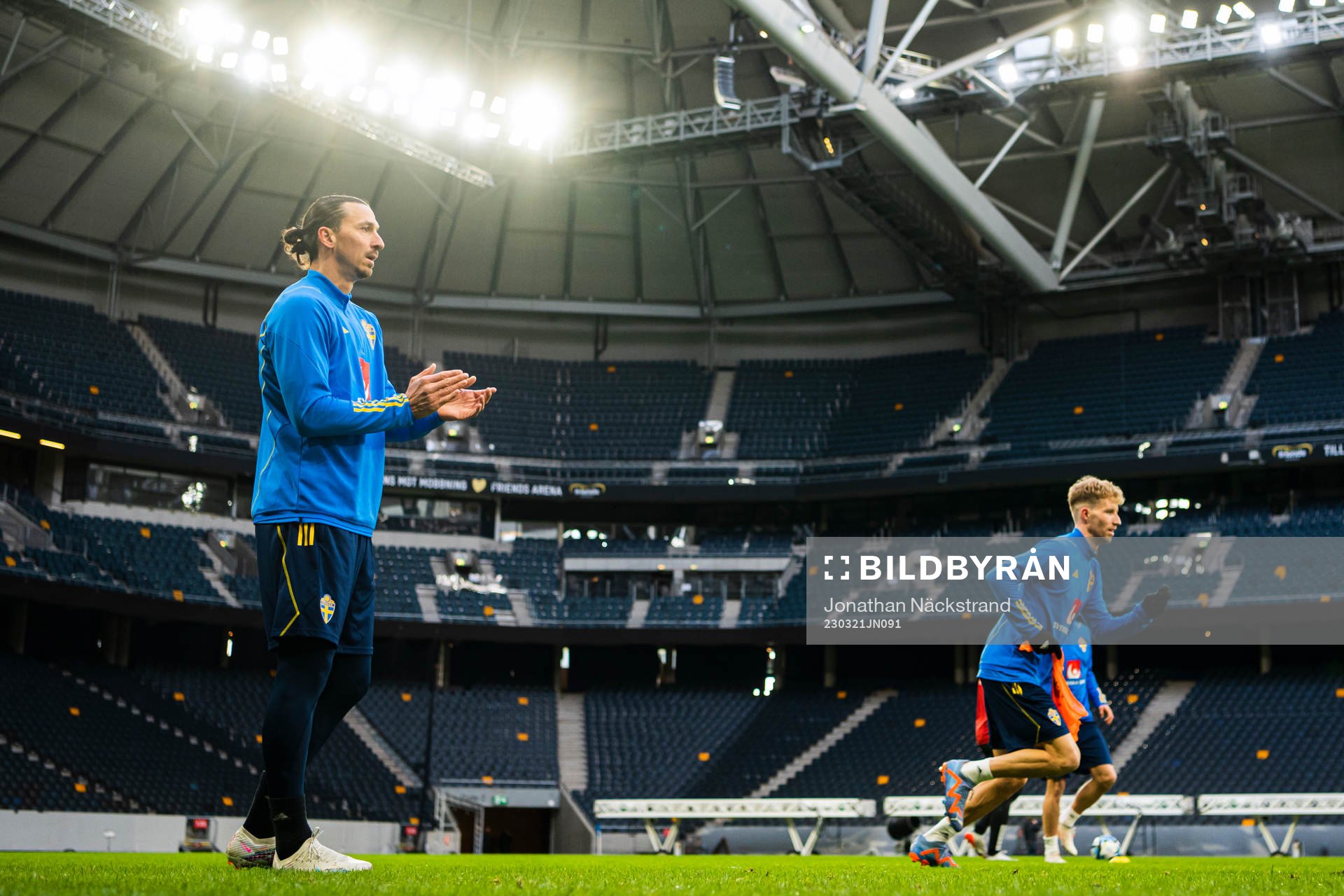 Zlatan Ibrahimovic of the Swedish national football team
