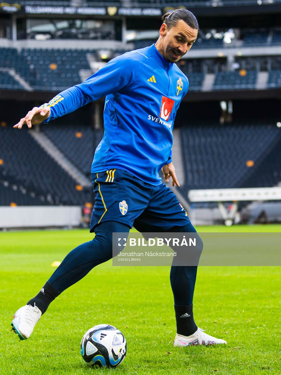 Zlatan Ibrahimovic of the Swedish national football team