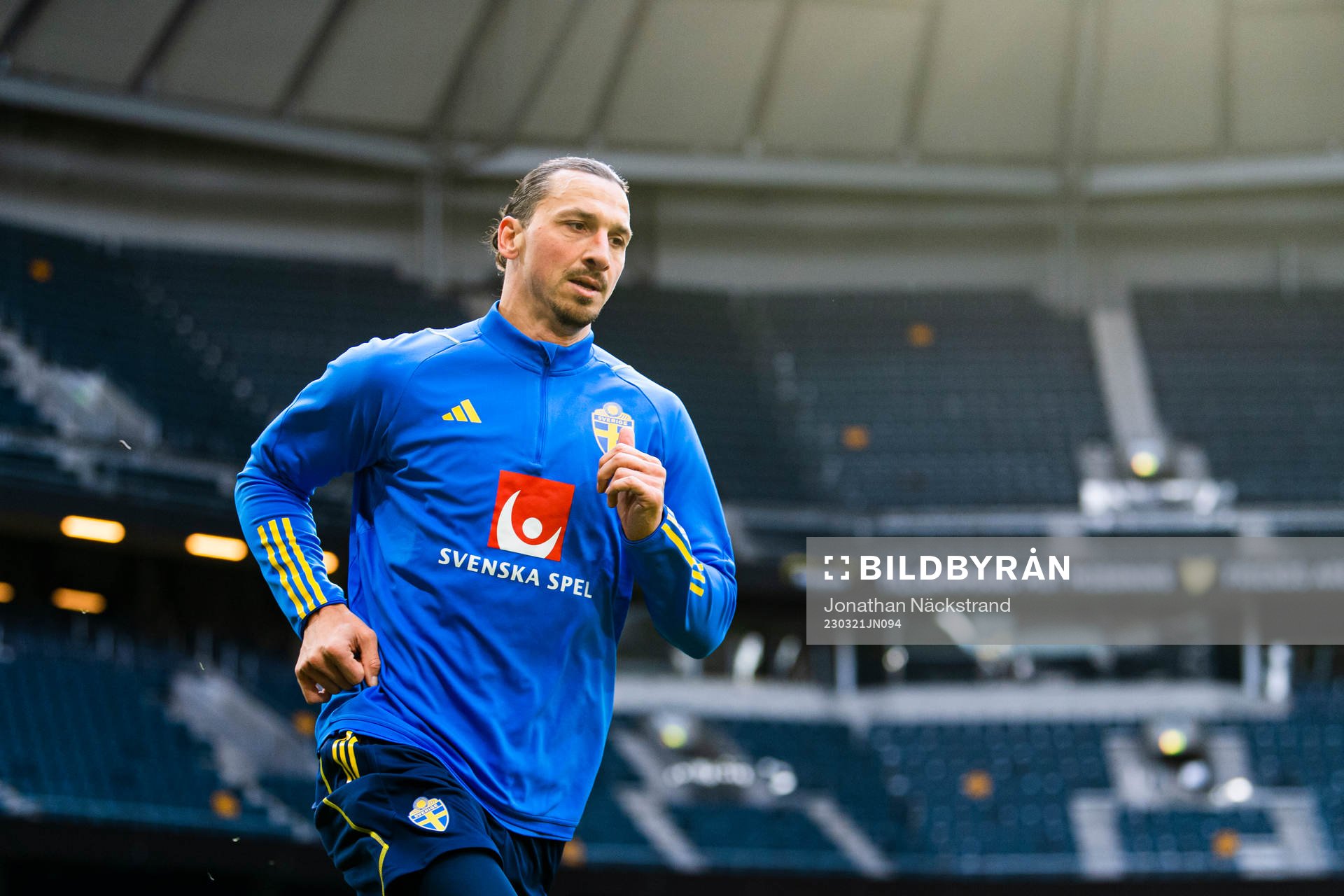 Zlatan Ibrahimovic of the Swedish national football team