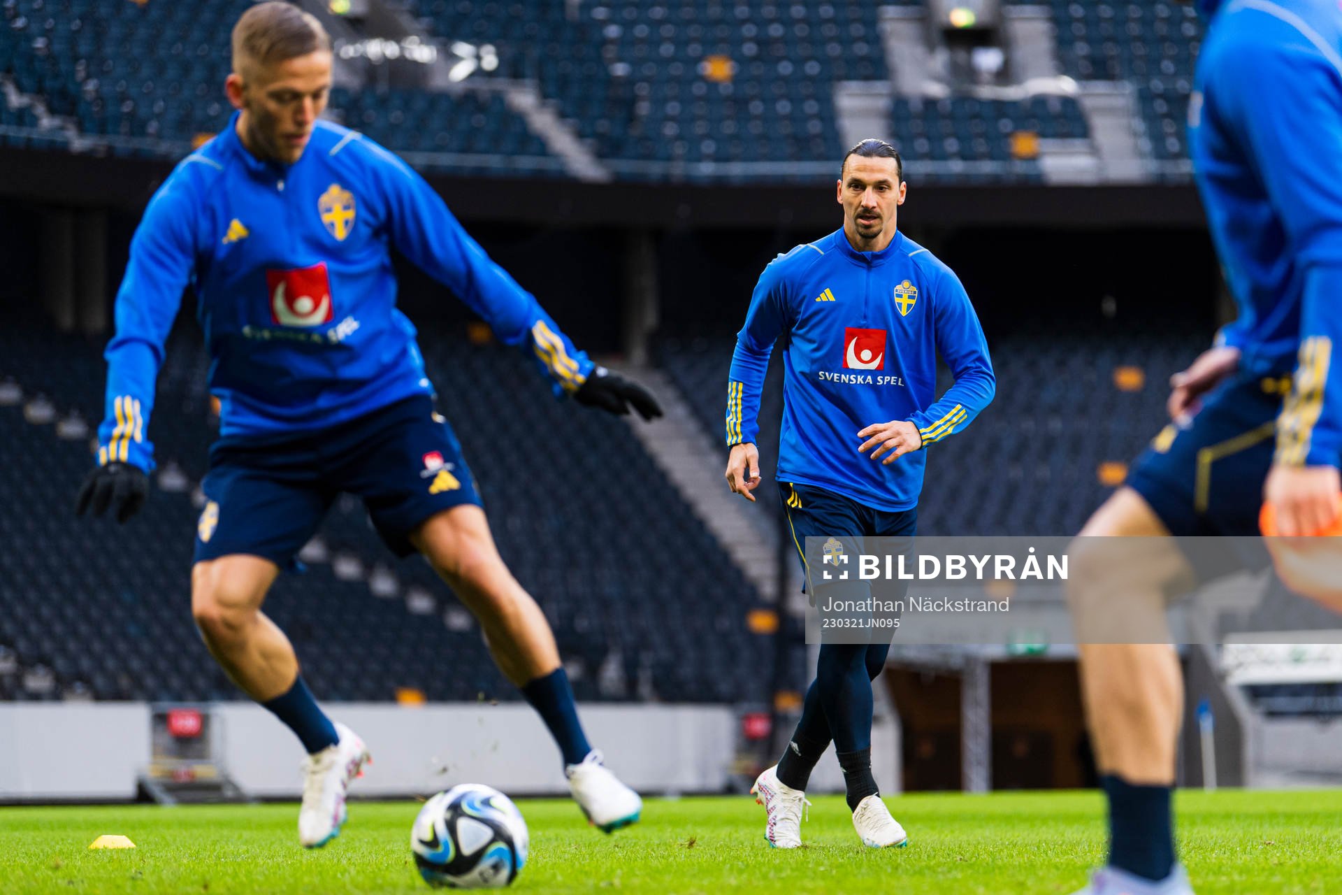 Zlatan Ibrahimovic of the Swedish national football team