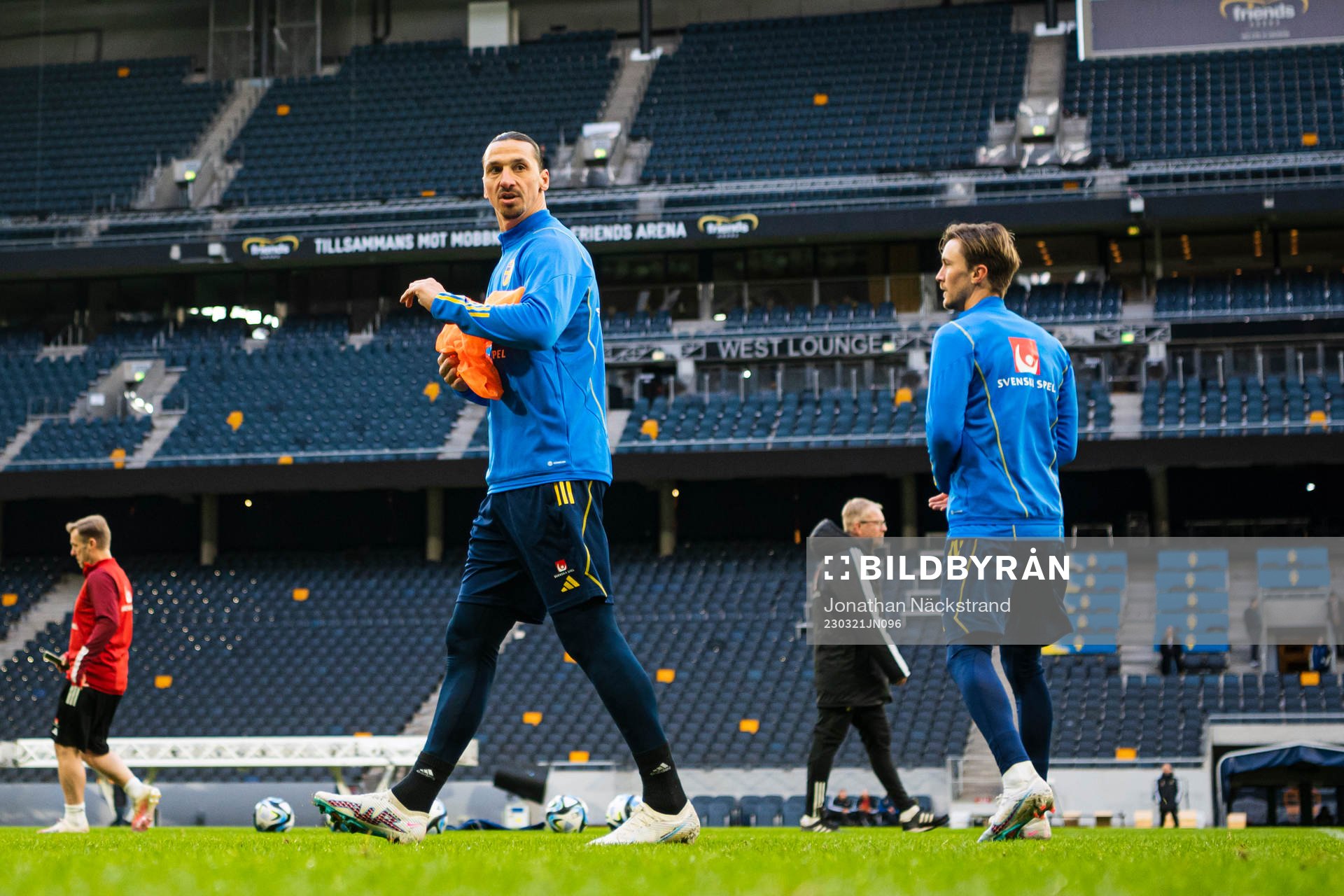 Zlatan Ibrahimovic of the Swedish national football team