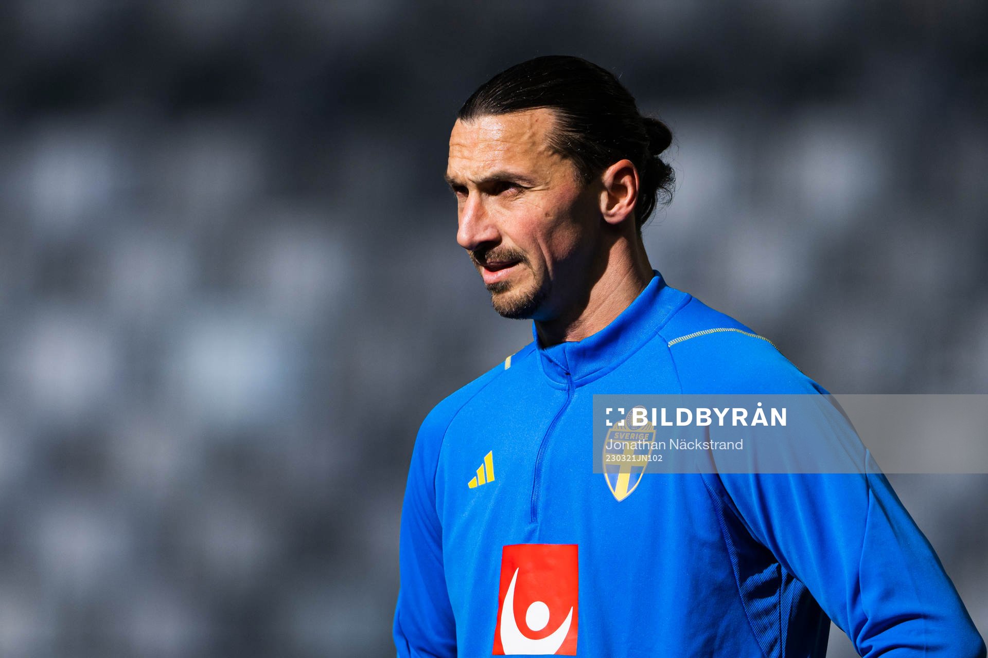 Zlatan Ibrahimovic of the Swedish national football team