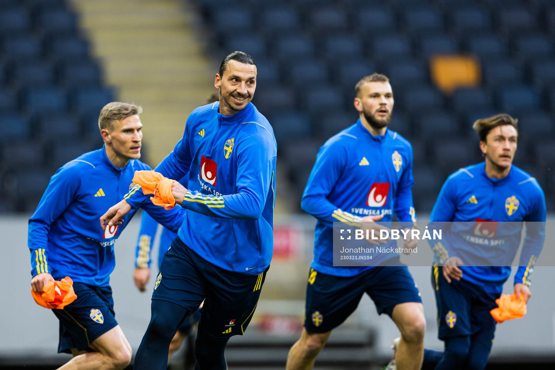 Zlatan Ibrahimovic of the Swedish national football team