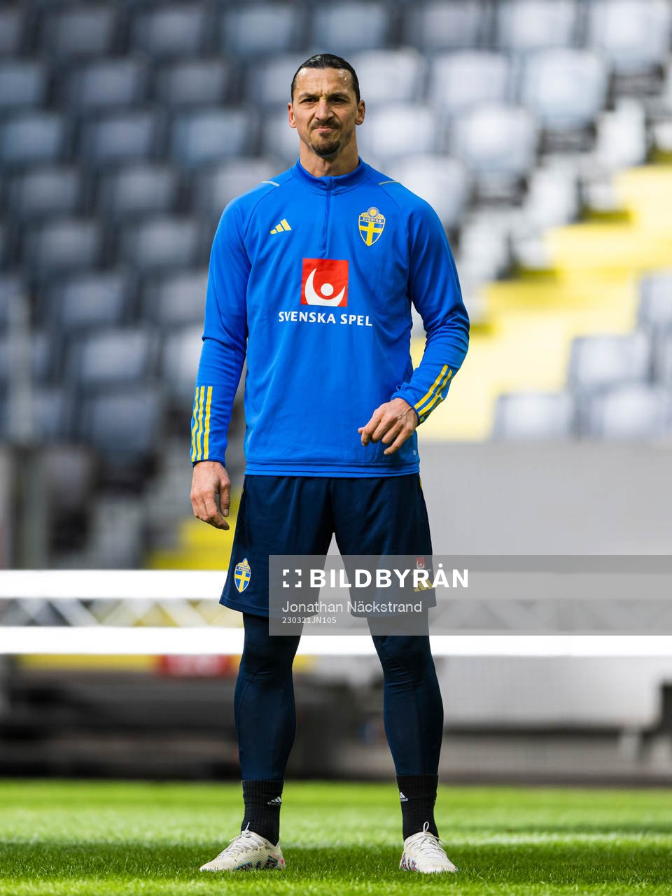 Zlatan Ibrahimovic of the Swedish national football team