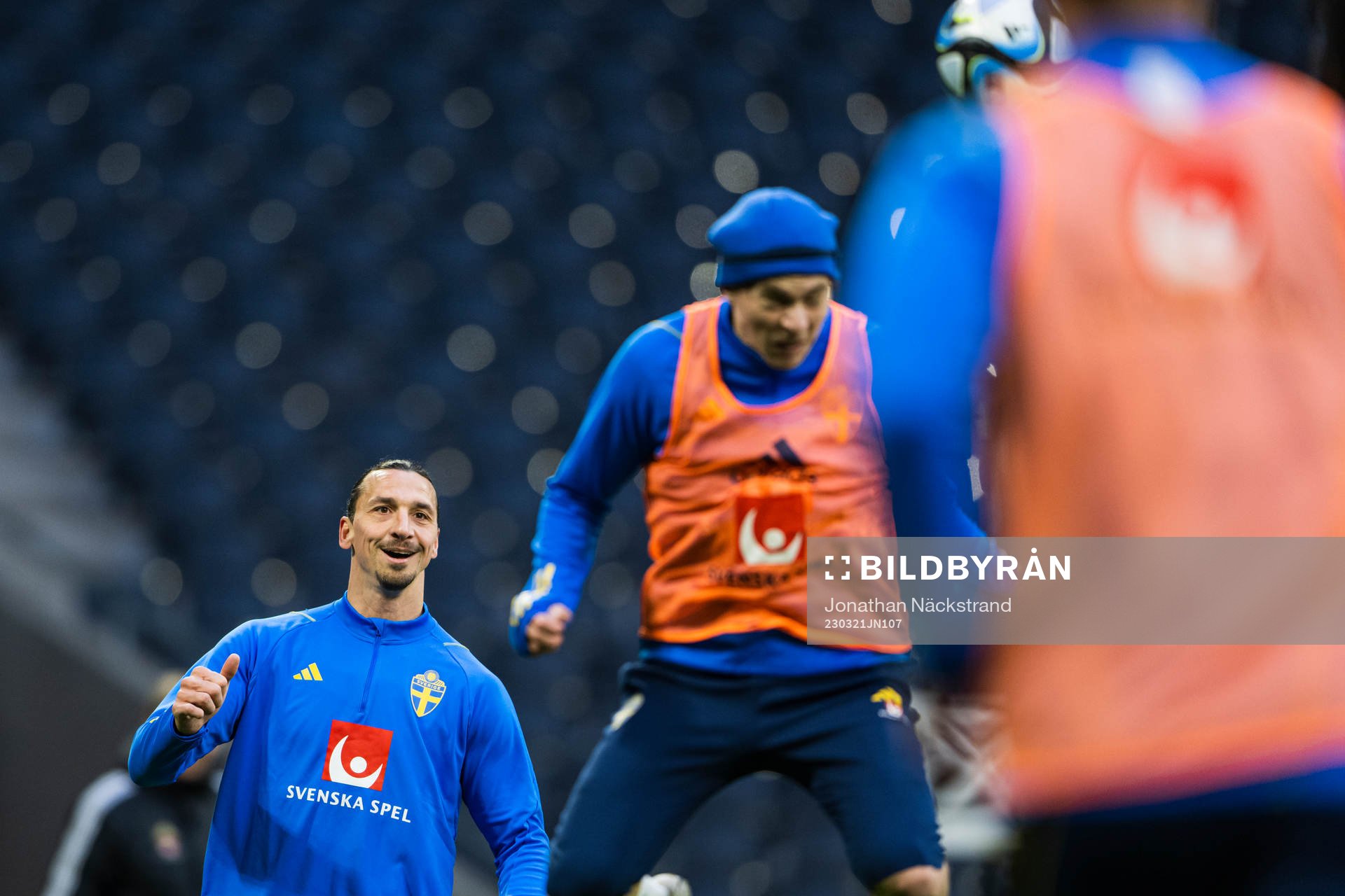 Zlatan Ibrahimovic of the Swedish national football team