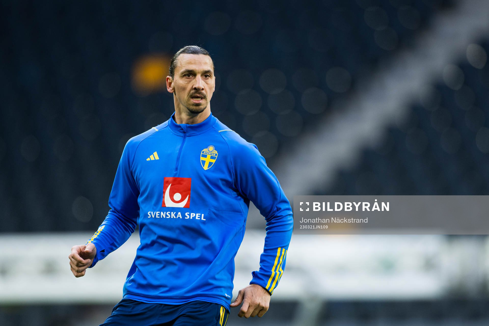Zlatan Ibrahimovic of the Swedish national football team