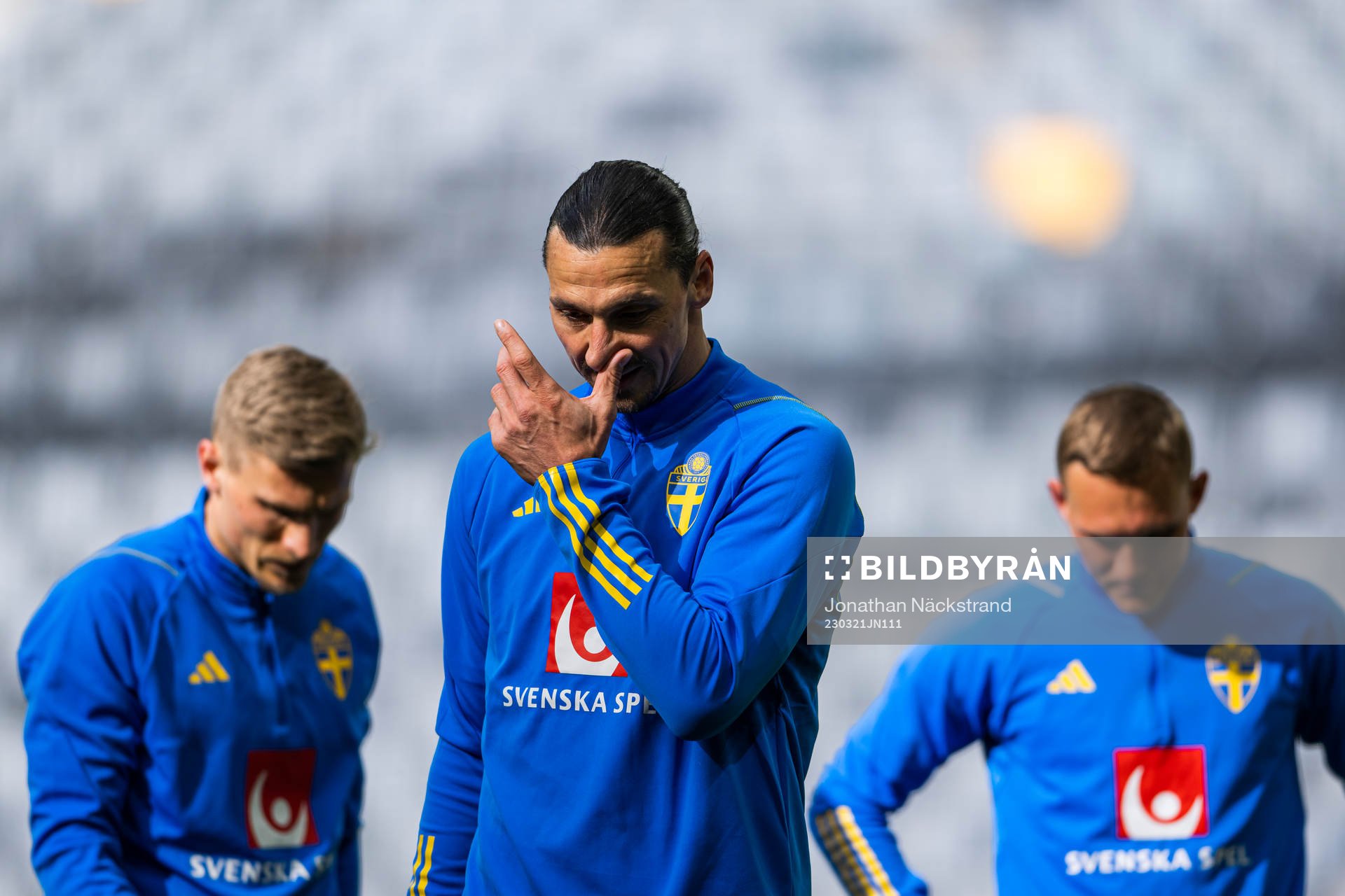 Zlatan Ibrahimovic of the Swedish national football team