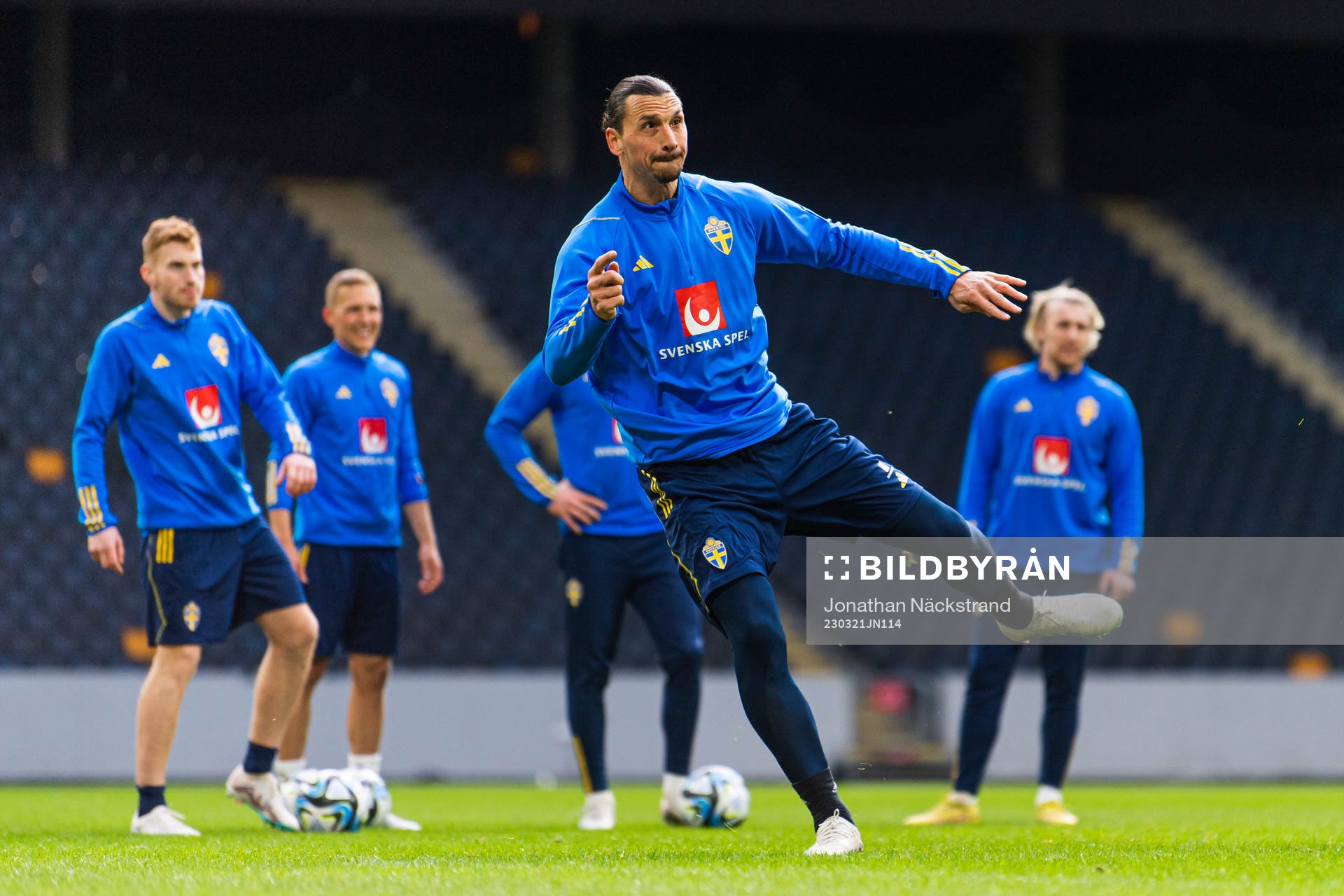 Zlatan Ibrahimovic of the Swedish national football team