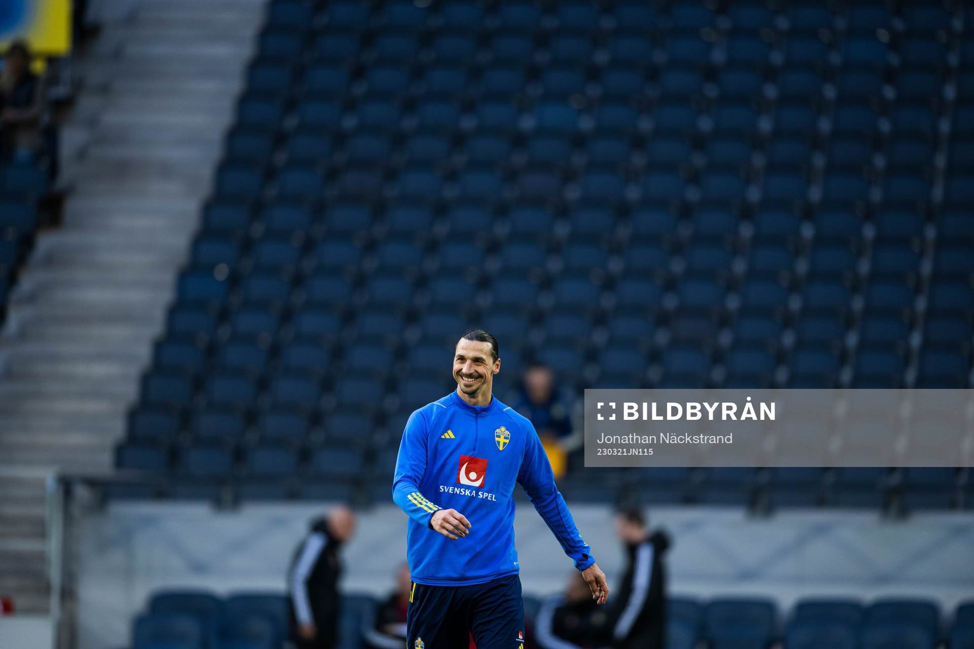 Zlatan Ibrahimovic of the Swedish national football team