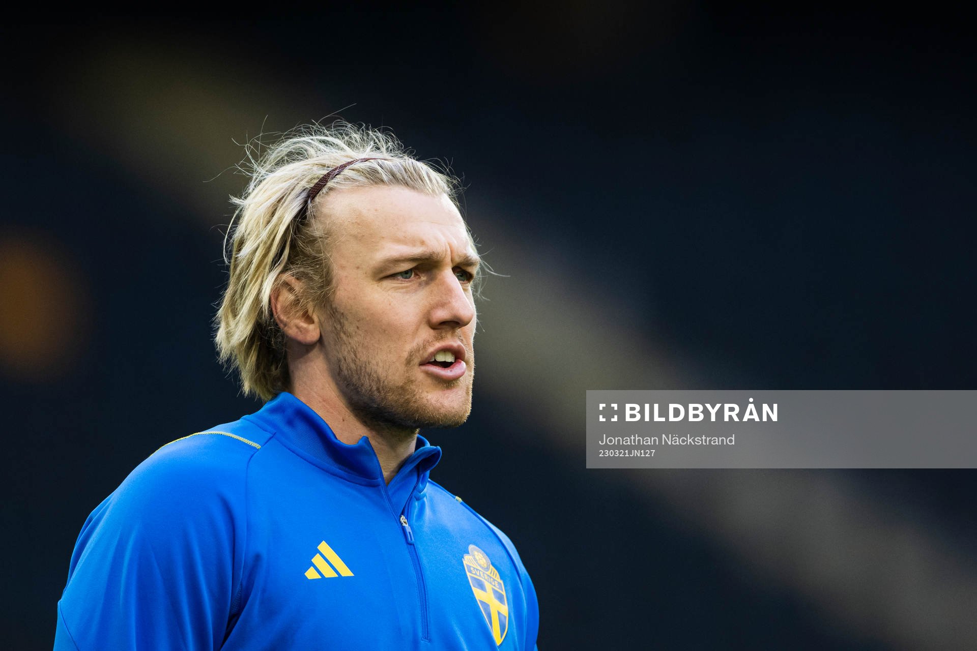 Emil Forsberg of the Swedish national football team
