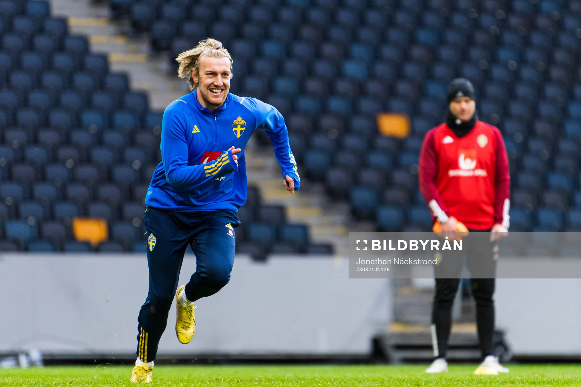 Emil Forsberg of the Swedish national football team