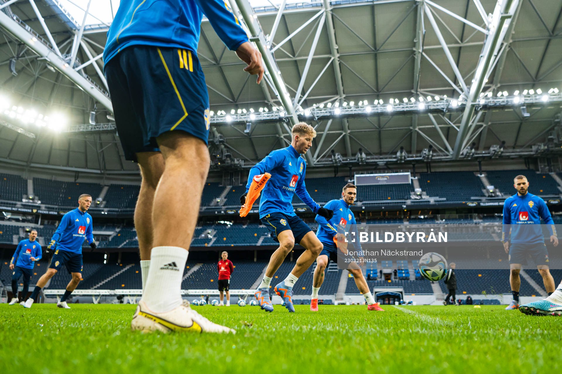 Samuel Gustafson of the Swedish national football team