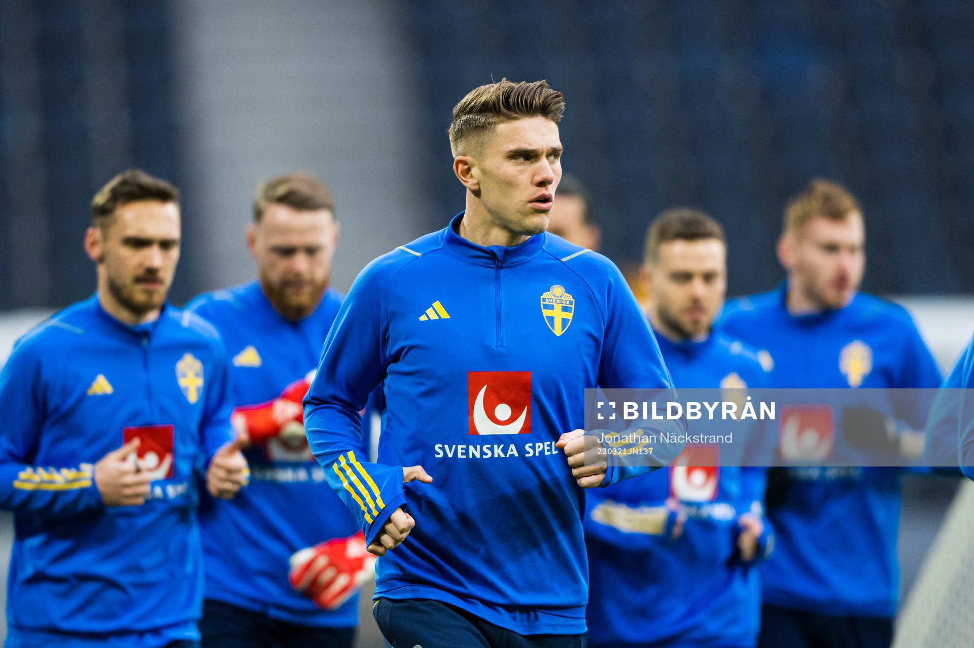 Viktor Gyökeres of the Swedish national football team