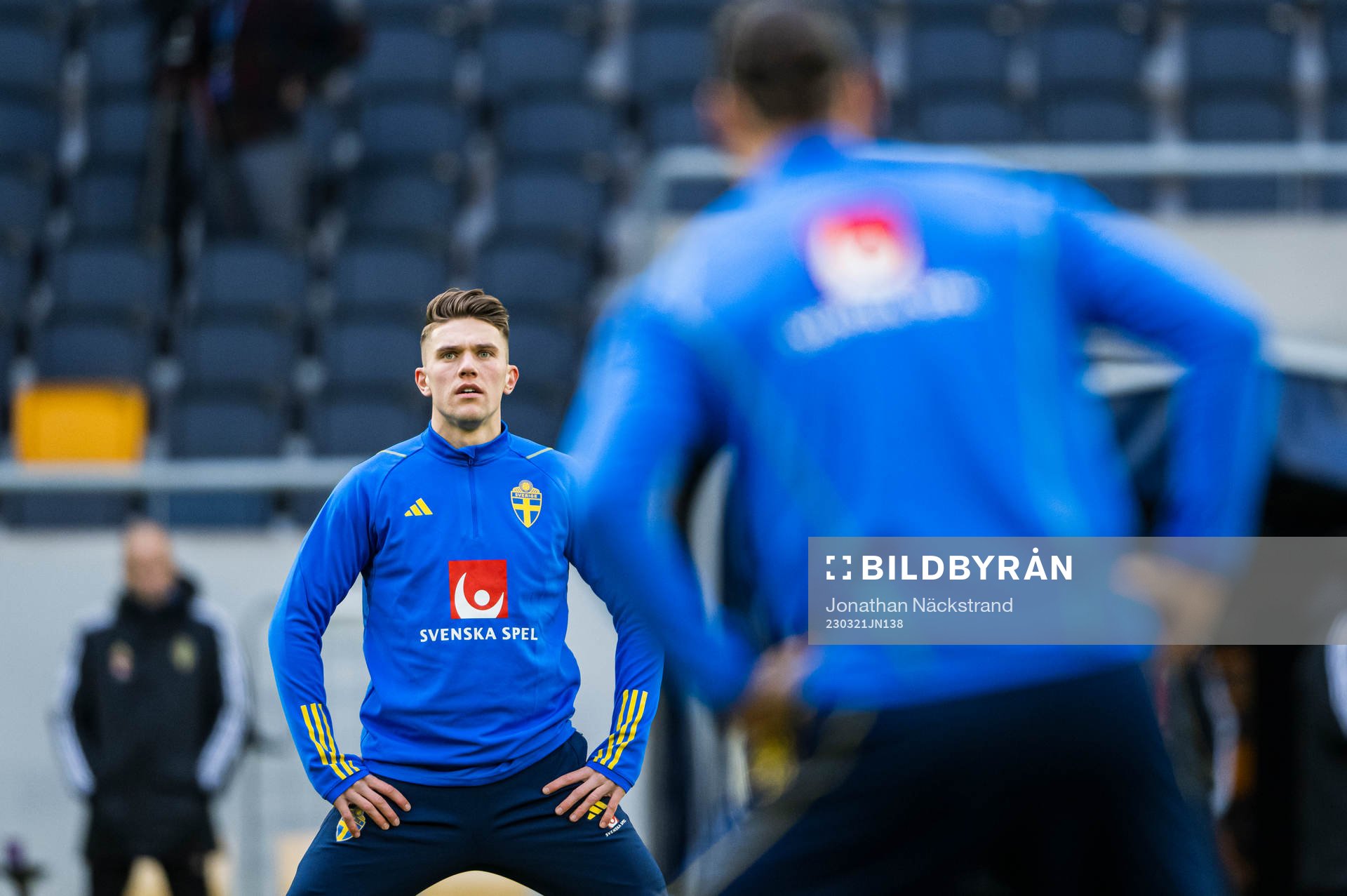 Viktor Gyökeres of the Swedish national football team