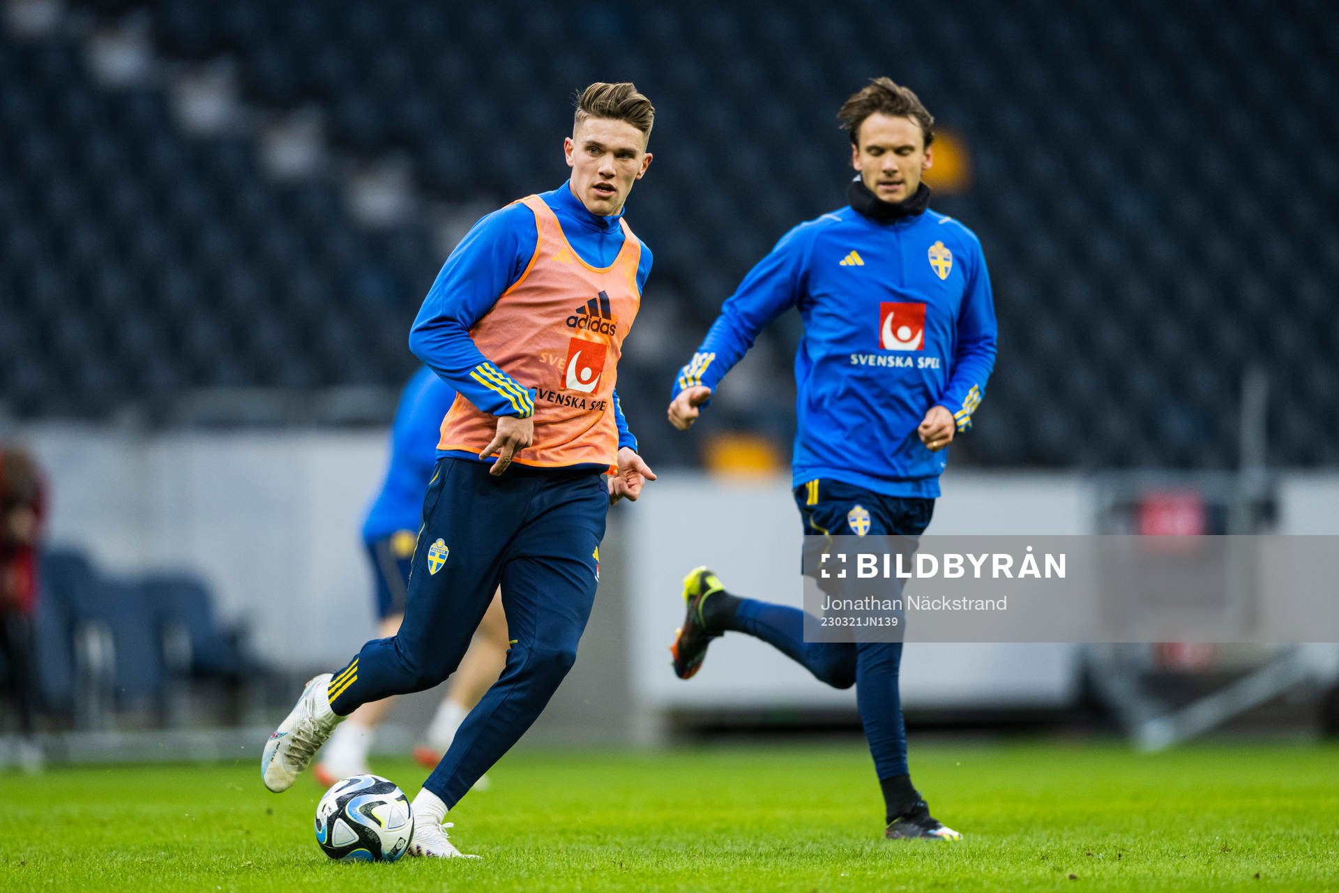 Viktor Gyökeres of the Swedish national football team