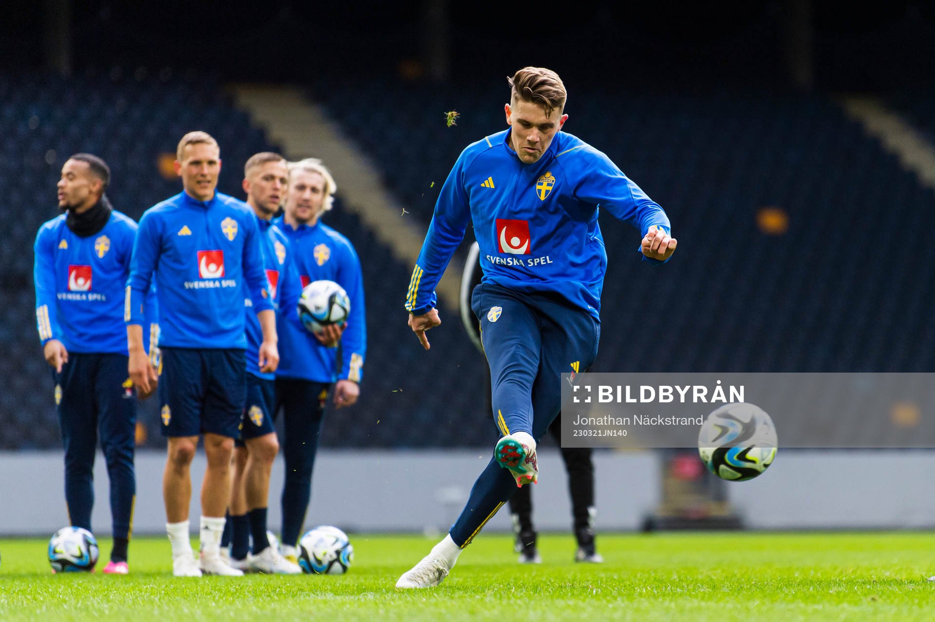 Viktor Gyökeres of the Swedish national football team