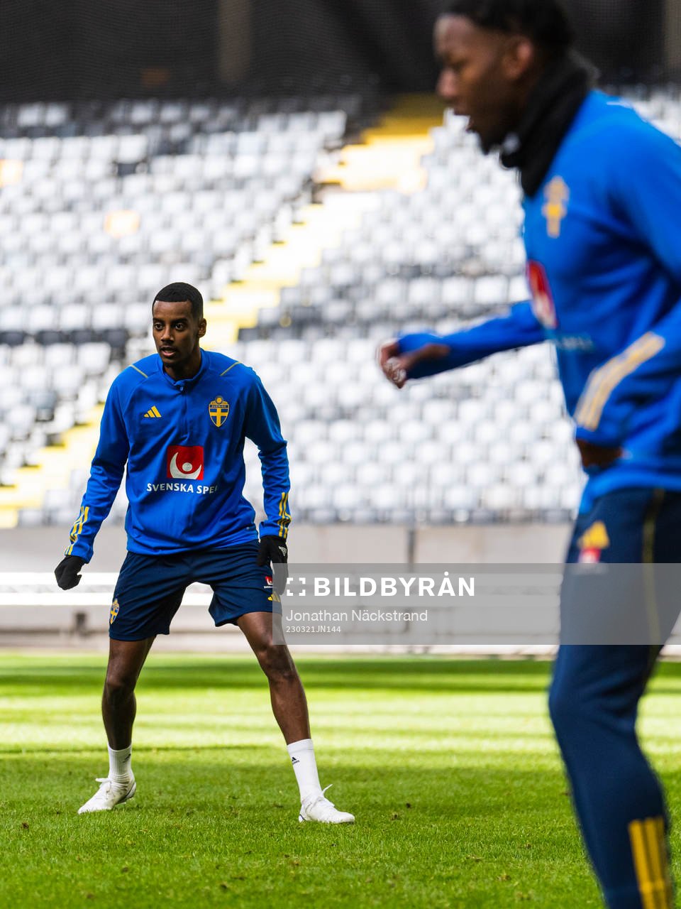 Alexander Isak of the Swedish national football team