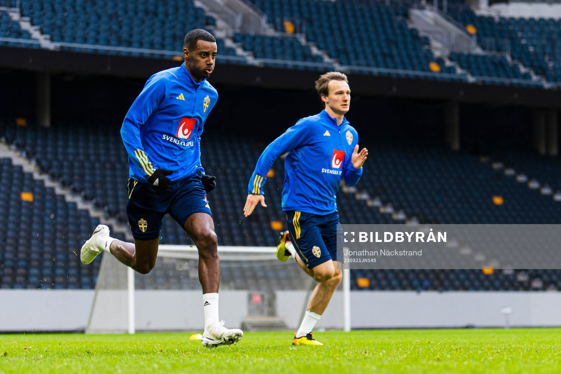 Alexander Isak of the Swedish national football team